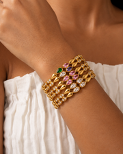 Aurelia Teardrop Crystal Bracelet additional view 4