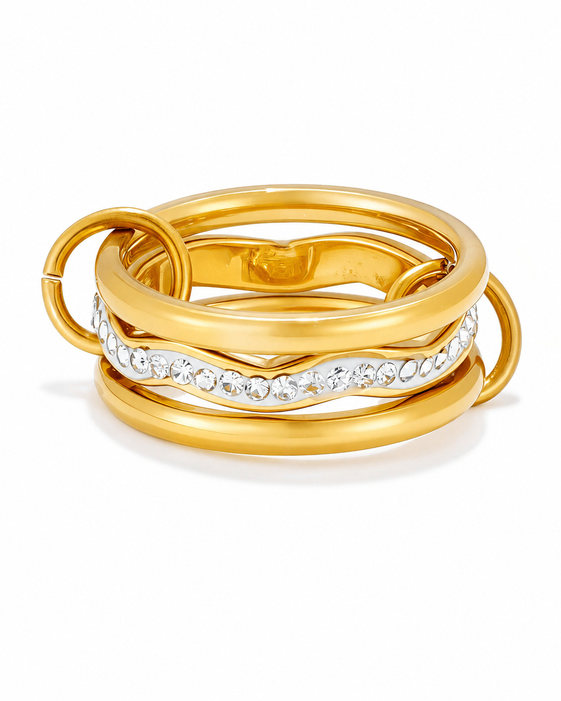 Gold Aurelia Orbit Ring Series