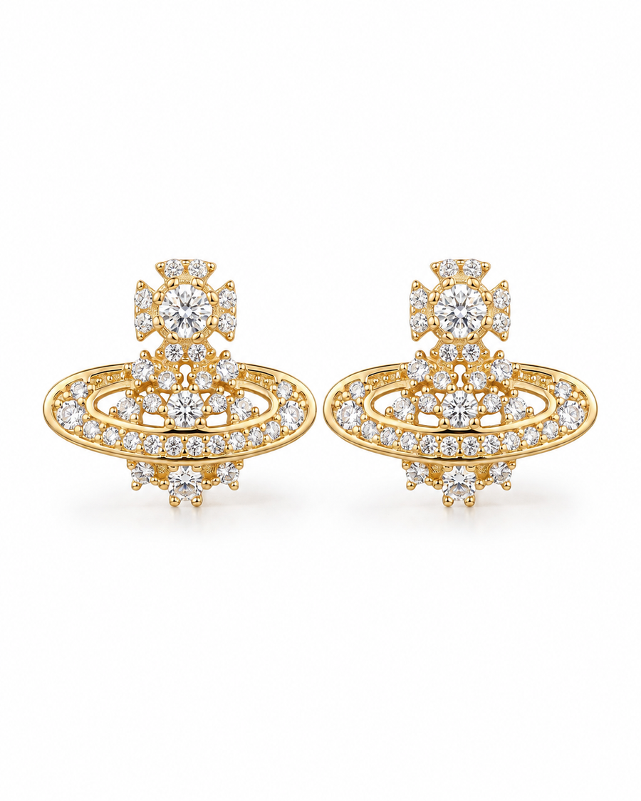 Celestia Orbit Stud Earrings