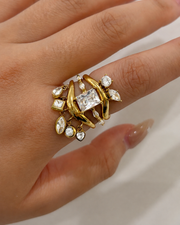 Aurelia Crystal Charm Rings additional view 3