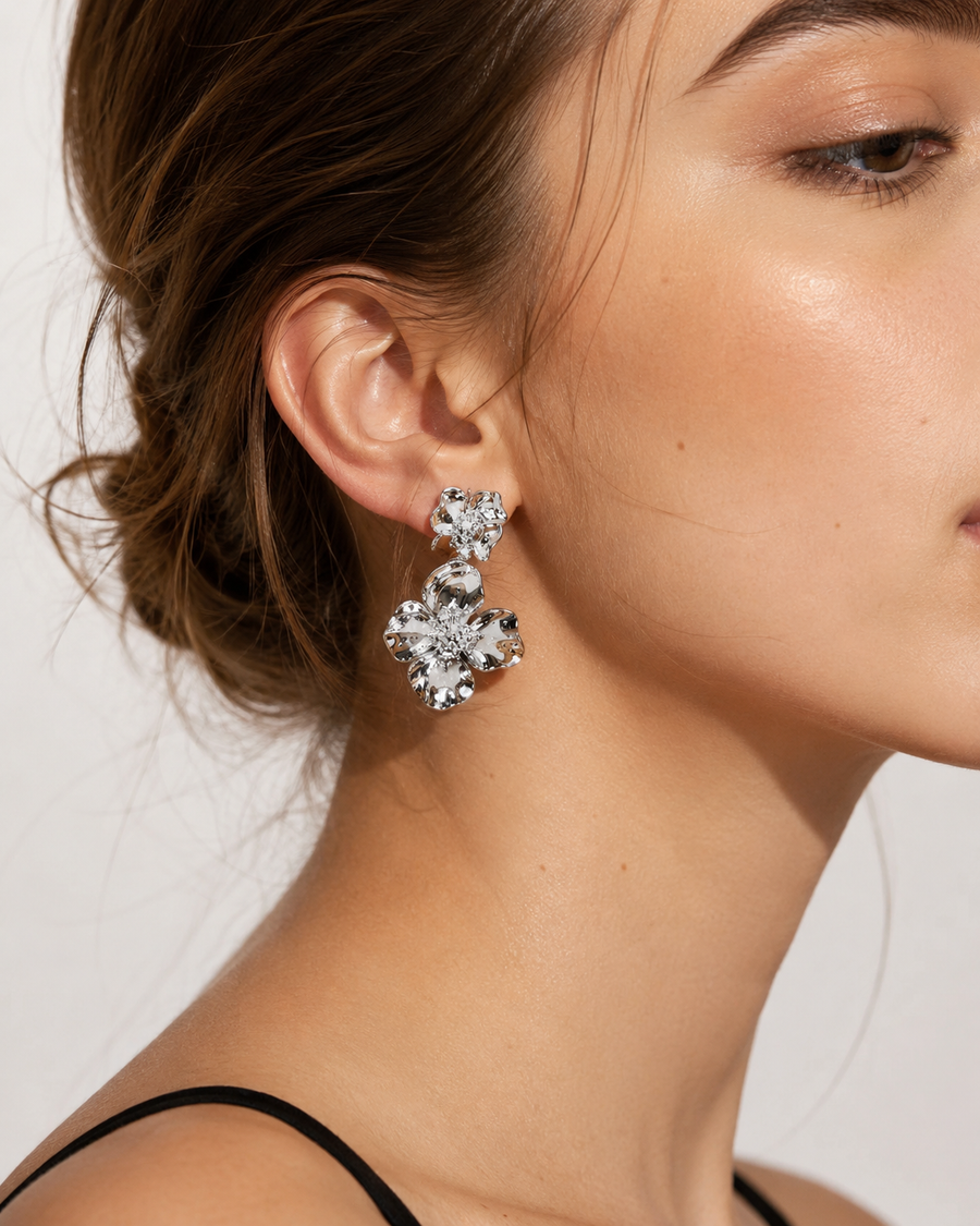 Floréa Sculptural Bloom Earrings