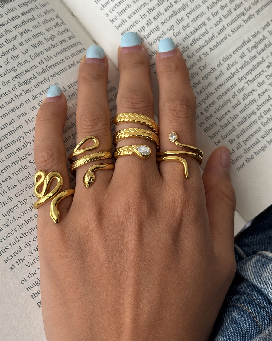Ophidia Sculptural Ring Series