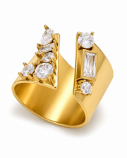 Style 03 Aurelia Crystal Statement Ring Series