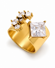 Style 02 Aurelia Crystal Statement Ring Series