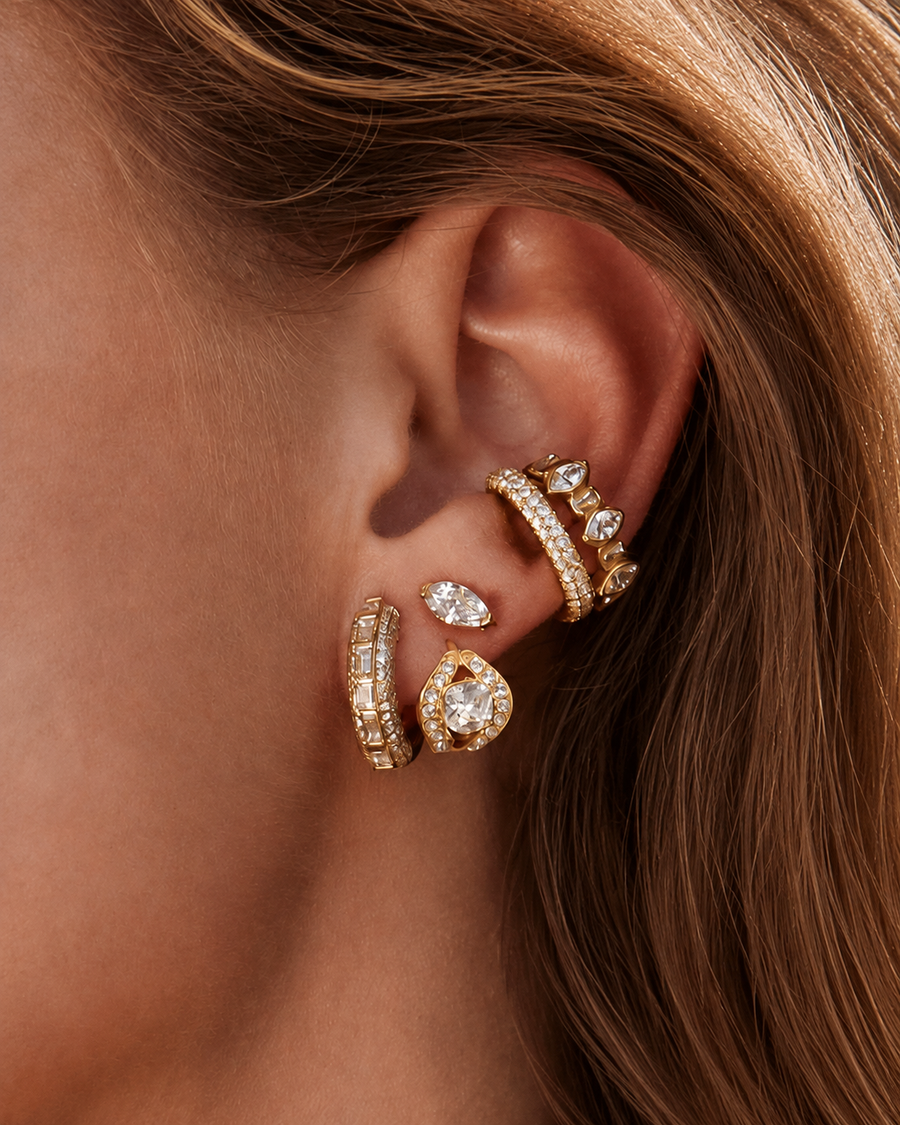 Lumière Crystal Earring Series