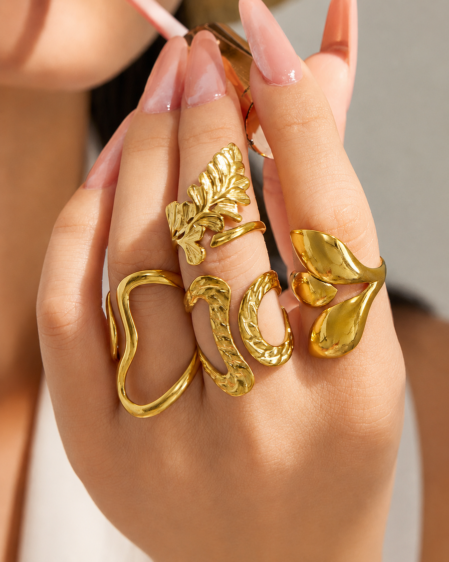 Sculptural Open Ring Series