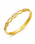 Evil Eye / Gold Crystal Bangle Series