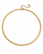Herringbone Snake Chain Celestial Necklace Series