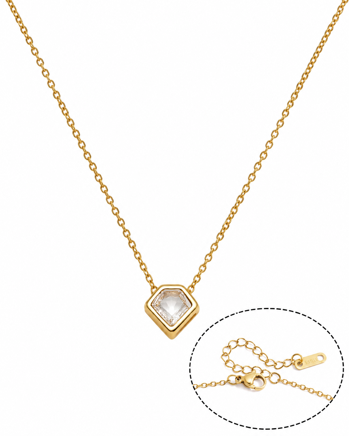 Kite Crystal Necklace
