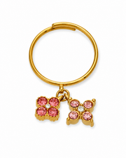 Pink Gold Lucky Charm Drop Ring Series