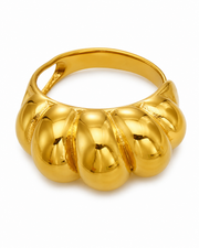 Gold Sculptural Statement Ring Series