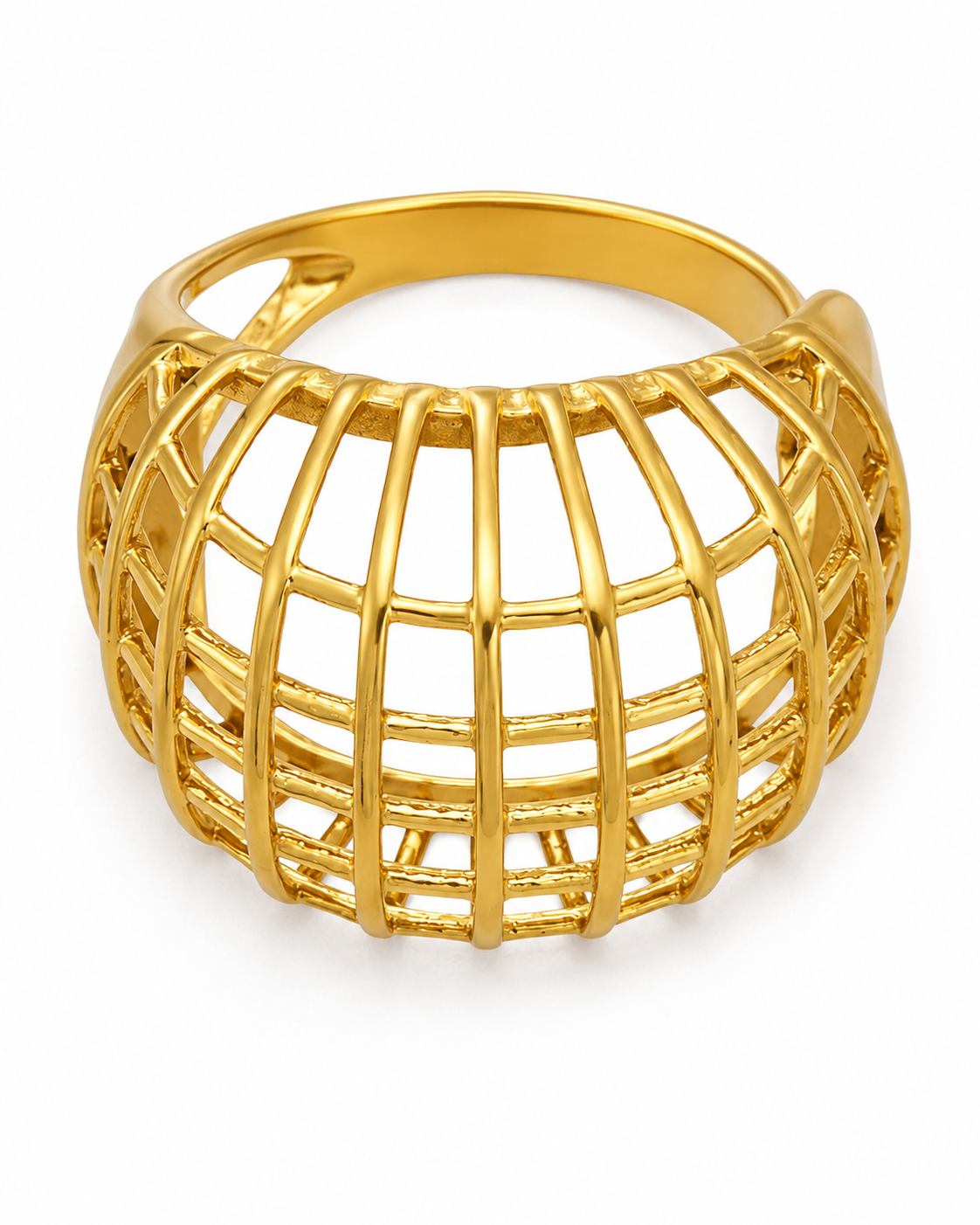Gold Sculptural Statement Ring Series