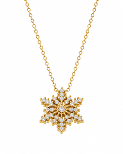 Snowflake Zircon Necklace