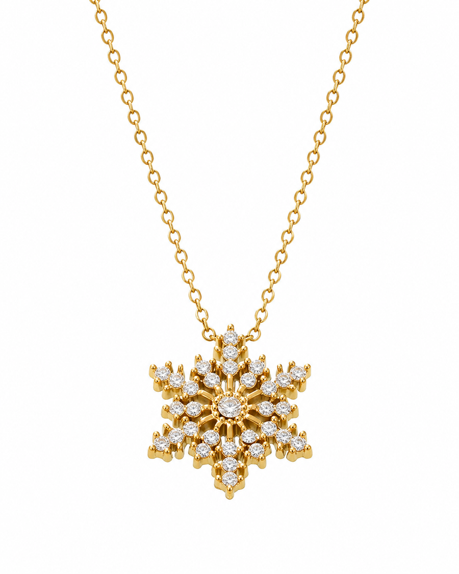 Snowflake Zircon Necklace