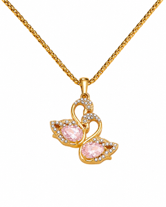 Crystal Swan Necklace