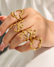 Sculptural Open Ring Series additional view 5