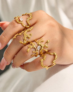 Sculptural Open Ring Series