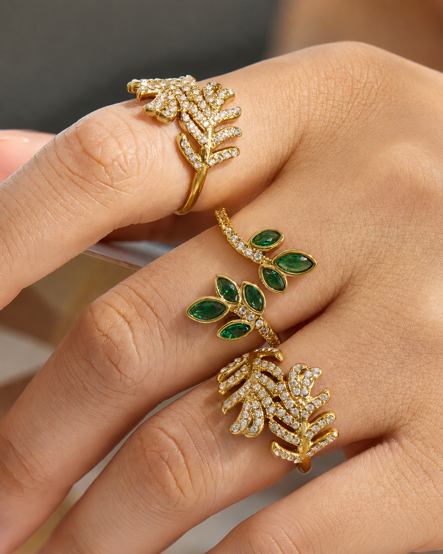 Laurel Leaf Ring Series