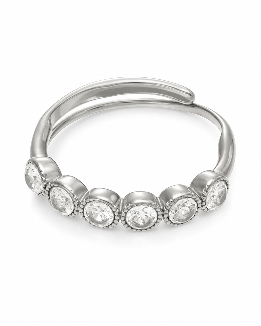 Beaded Crystal Ring Series