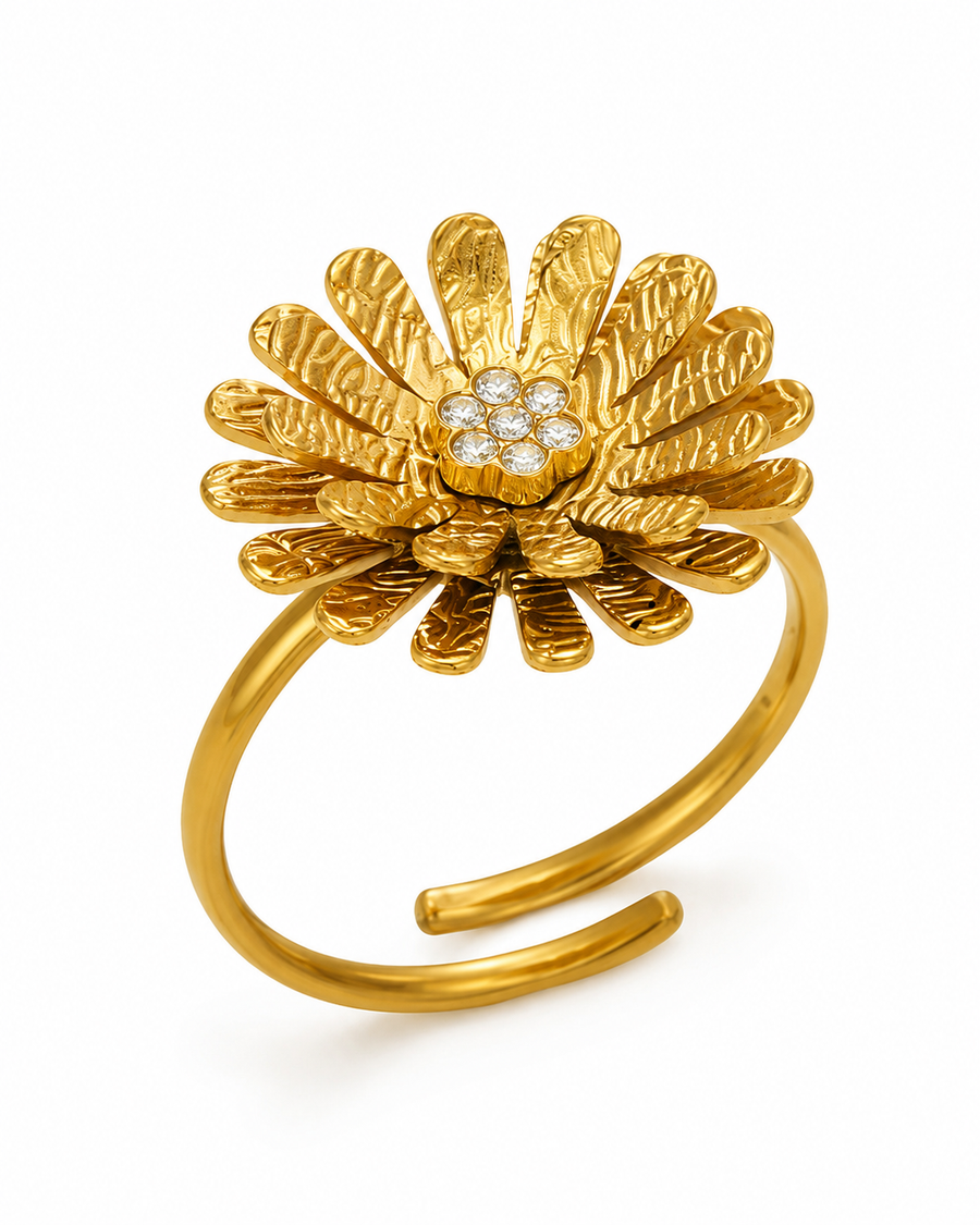 Golden Bloom Ring Series