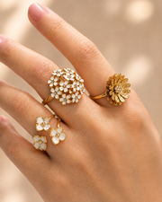 Golden Bloom Ring Series additional view 4