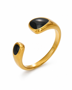 Sora Enamel Open Ring