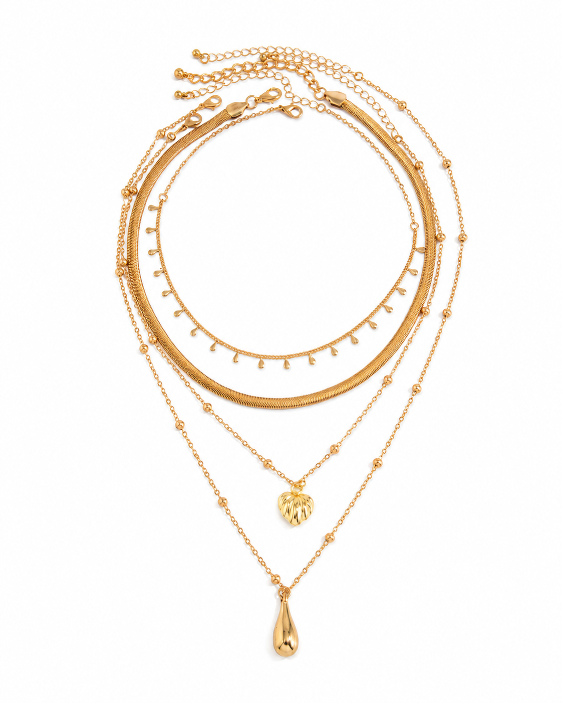 Layered Drop Necklace