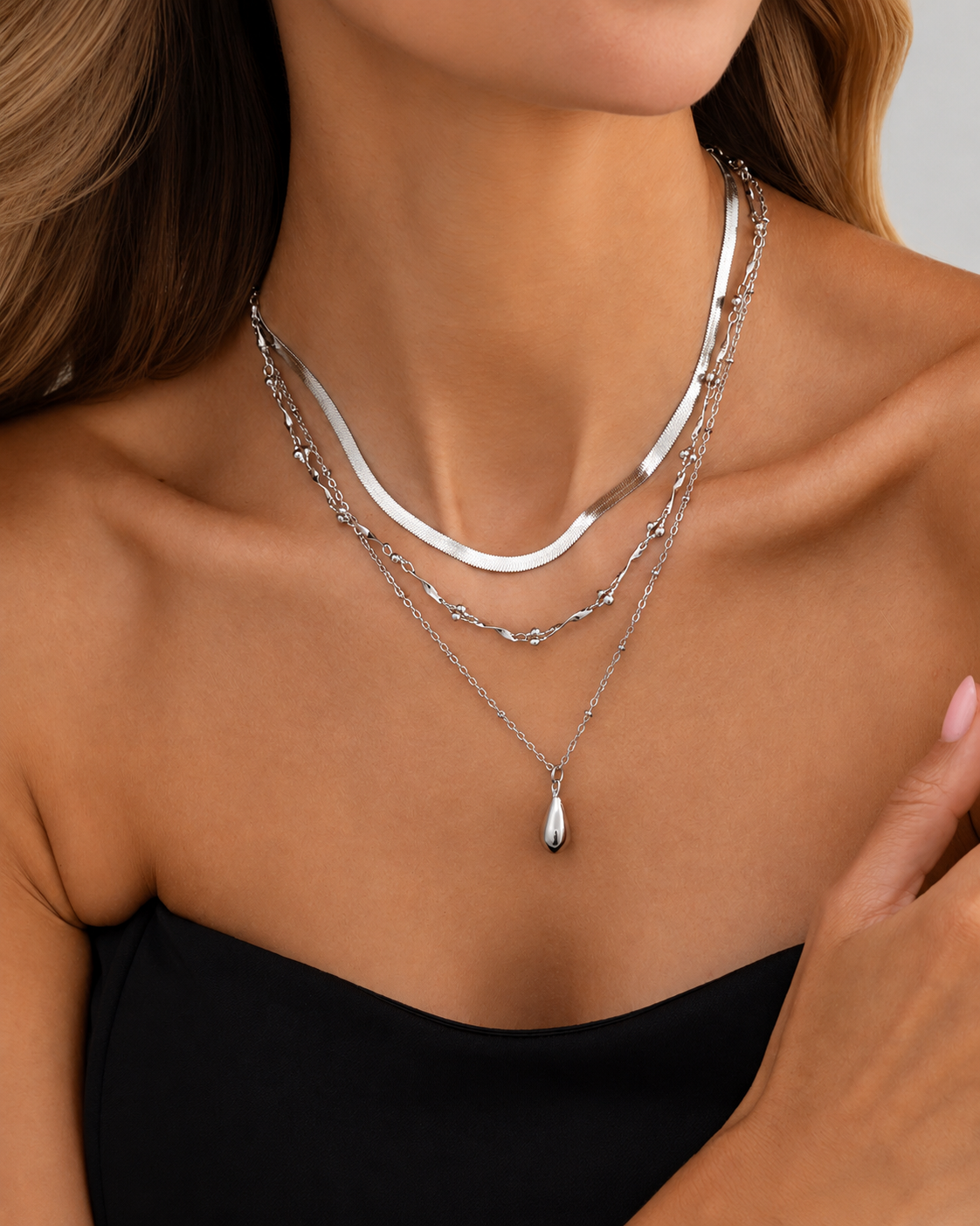 Mira 3-Piece Layered Necklace Set