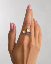 Sorbet Trio Ring