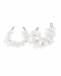 Maris Duo Pearl Hoop Set