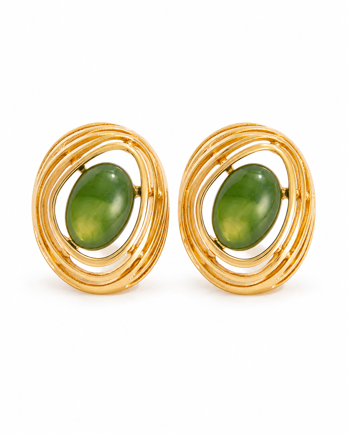 Orbit Stone Earrings Series