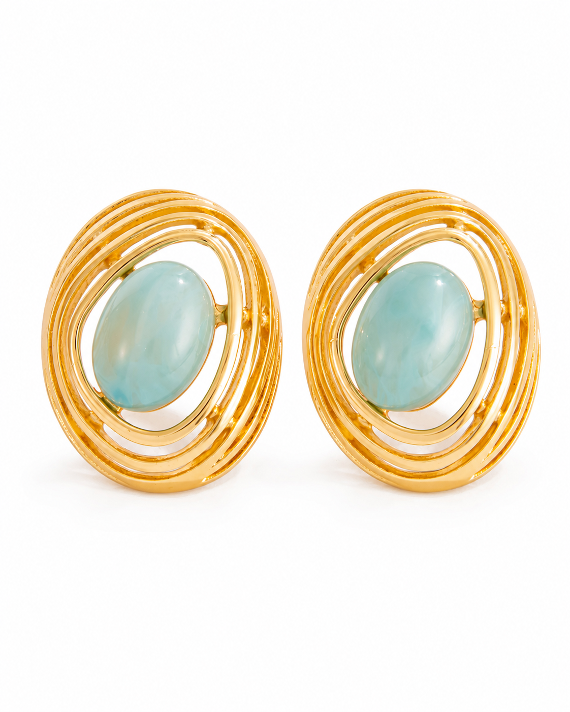 Orbit Stone Earrings Series