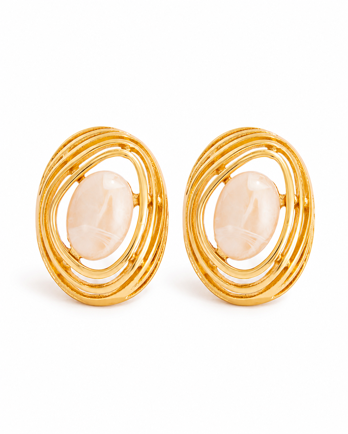 Orbit Stone Earrings Series