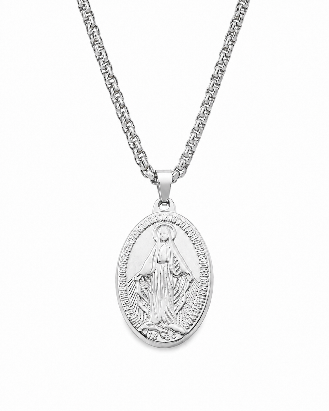 Sacred Mary Medal Necklace