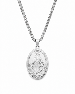 Sacred Mary Medal Necklace