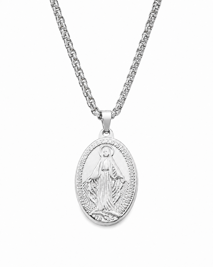Sacred Mary Medal Necklace