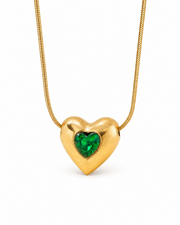 Amora Crystal Heart Necklace