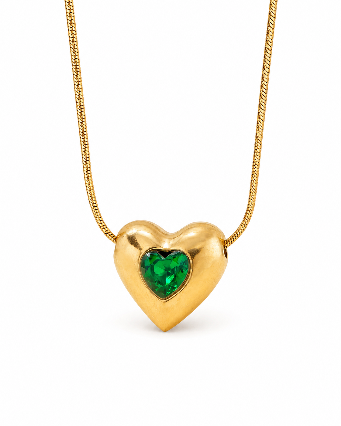 Amora Crystal Heart Necklace