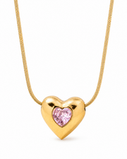 Amora Crystal Heart Necklace