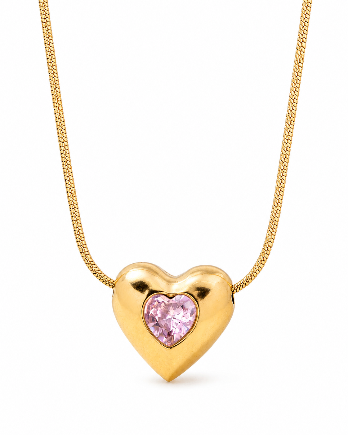 Amora Crystal Heart Necklace