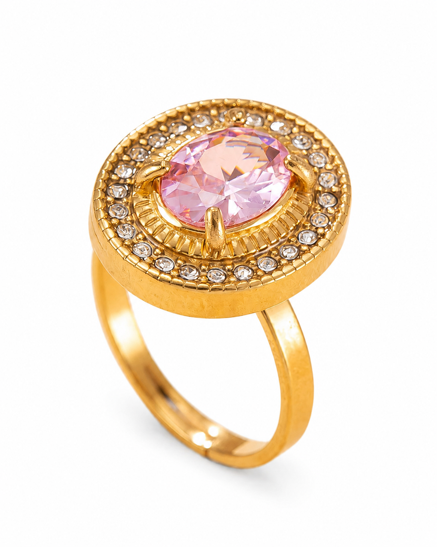 Aurelia Halo Gem Ring Series