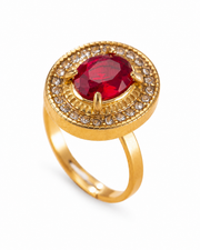 Aurelia Halo Gem Ring Series