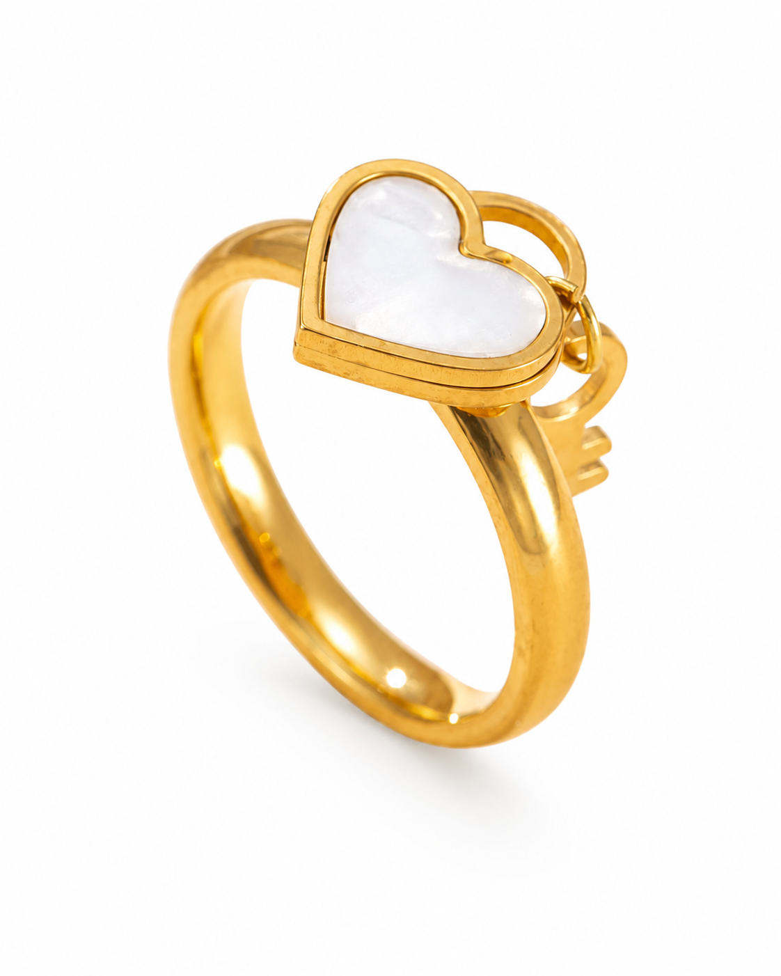 Amora Heart Inlay Ring