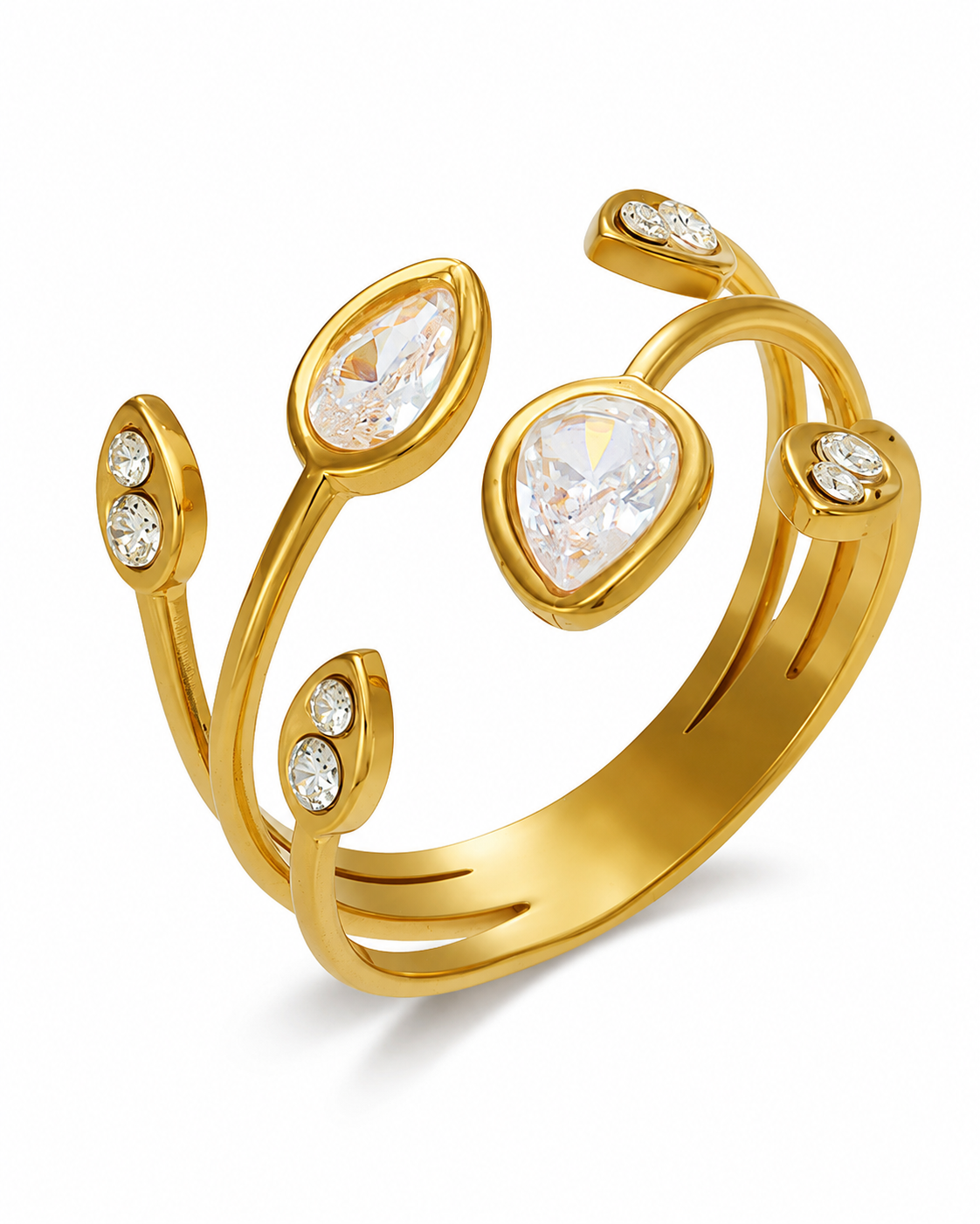 Aurelia Crystal Ring Series