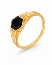 Noir Crest Ring