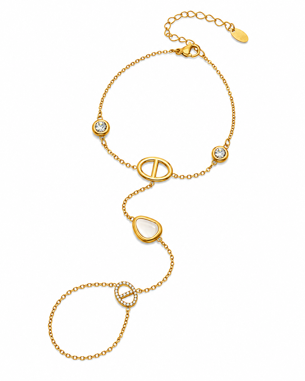 Celeste Pearl Hand Chain