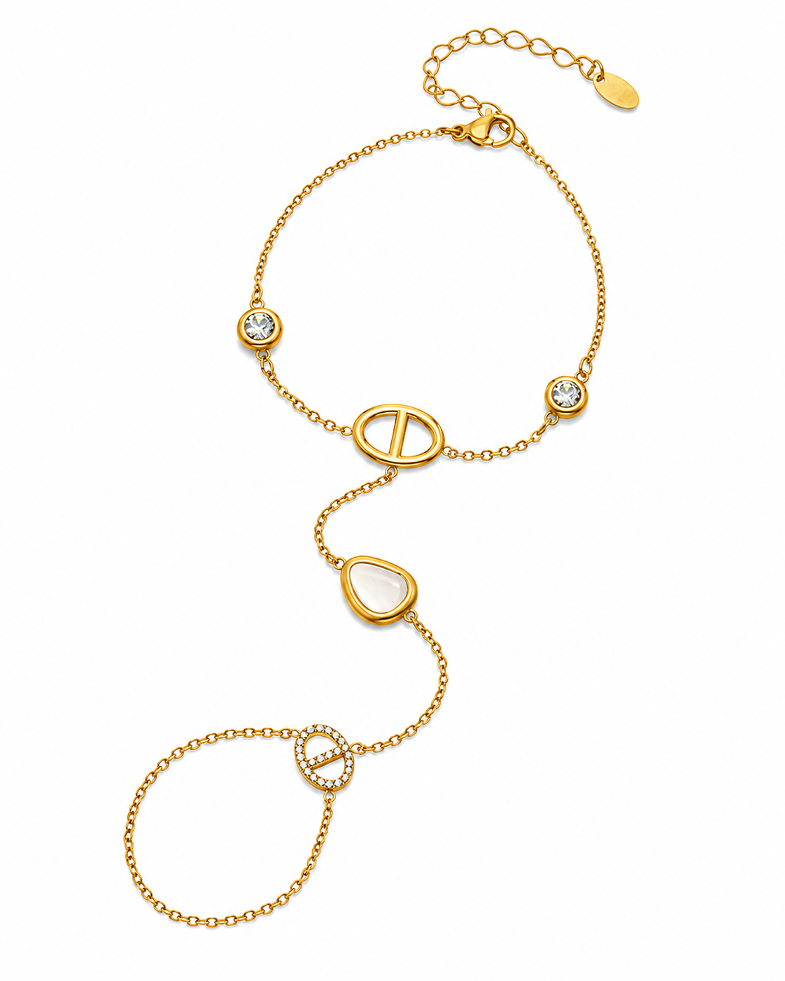 Celeste Pearl Hand Chain