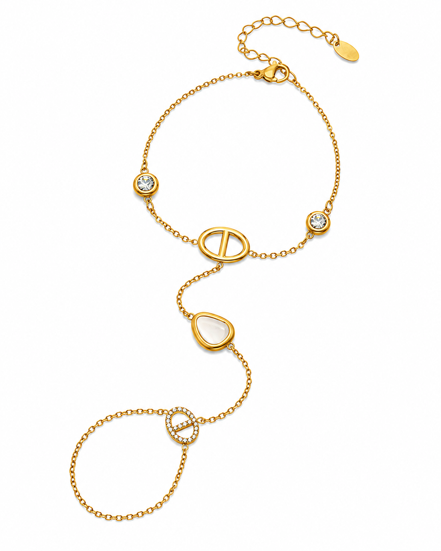 Celeste Pearl Hand Chain