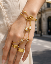 Celeste Pearl Hand Chain