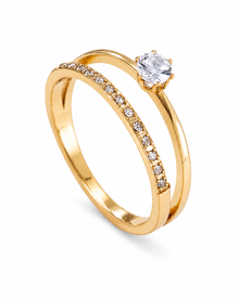 Celeste Double Band Ring